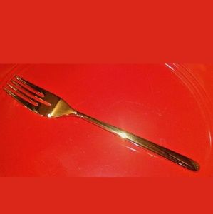 Mepra Set of 12 Gold Table Forks Linea Oro NEW in Box